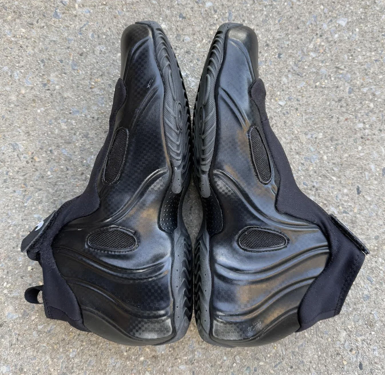 Nike Air Flightposite 2014 Black / Metallic Silver (Size 11